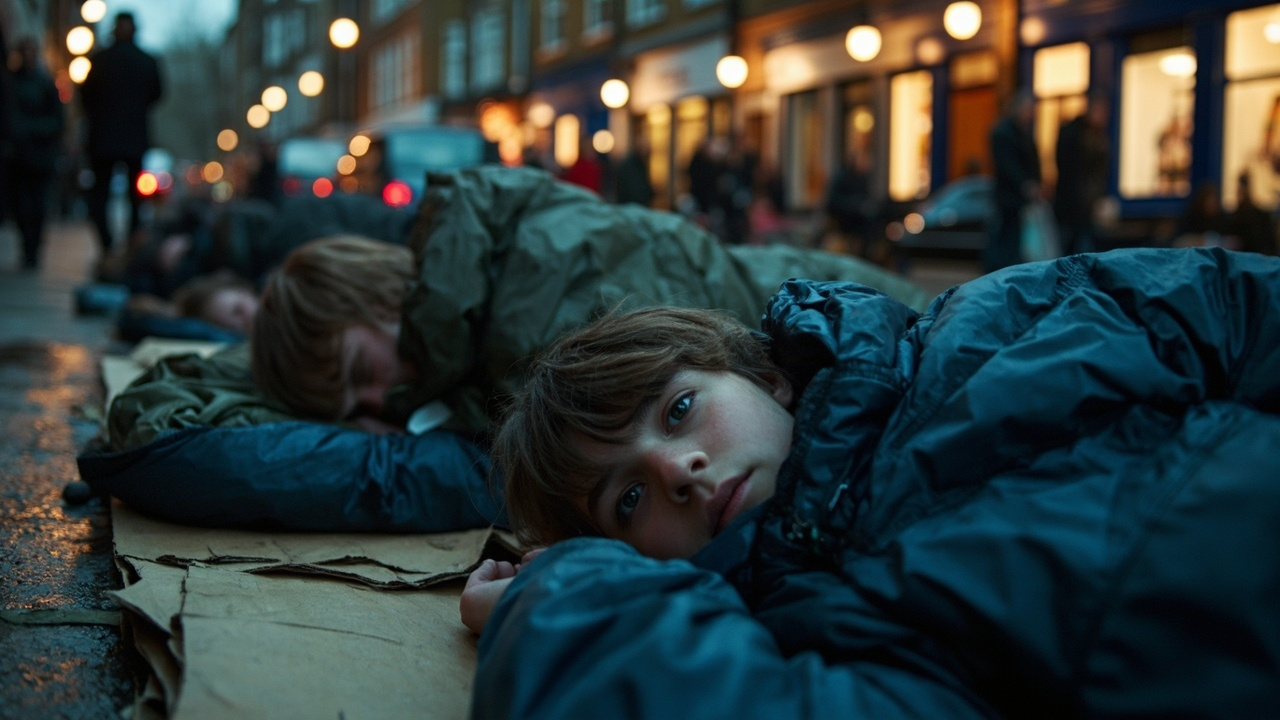 Sleep out event raises funds for homeless charity